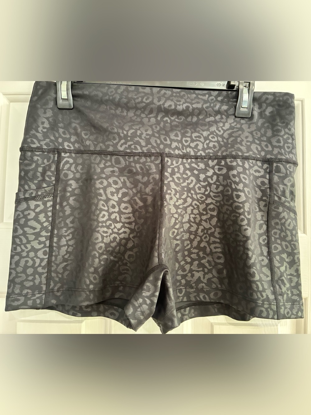 CVG Black Leopard Print 2.5 Shorts